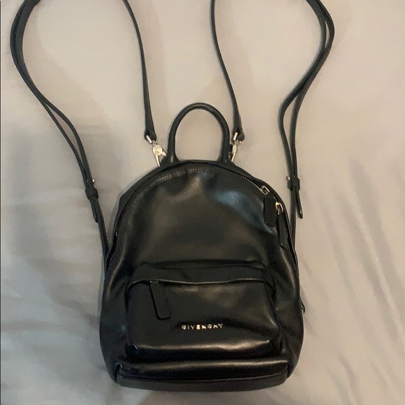Givenchy Handbags - Authentic Givenchy Mini Black Leather Backpack